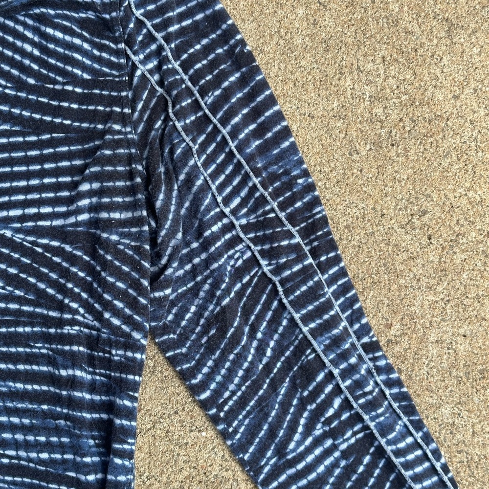 Free People Movement Best Life Layering Tee Navy and white Size Medium - Picture 4 of 10